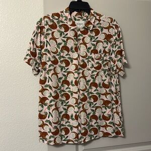 Goodfellow Men’s Button Up Tropical Shirt